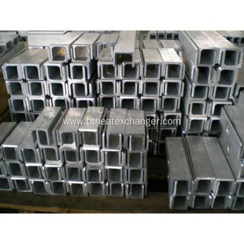 Aluminium U-Profile Extruded Tank for Heat Exchanger